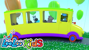 The Wheels On The Bus 🚌 THE BEST Songs for Children | LooLoo Kids