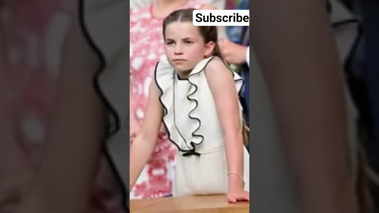 Princess Charlotte Clapping with Joy