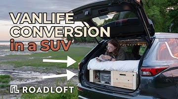 SUV CAMPER KIT | Discover the REMOVABLE conversion KIT by ROADLOFT