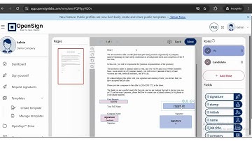 How to quickly sign a document using OpenSign?