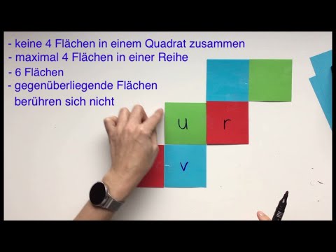 Eigenschaften von Würfelnetzen,