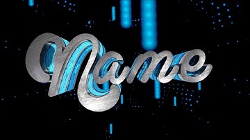 3D BLENDER ONLY BLUE INTRO TEMPLATE // 1 VIEW = 1 LIKE? // NEW MEMBER // BY ADADZN