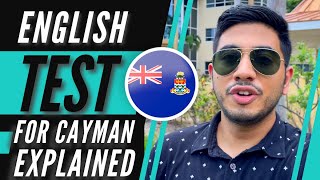 English Test for Cayman Islands Temp Work Permit. Cayman Islands language test requirements #TOEIC