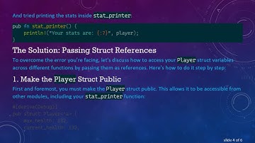 Accessing a Struct Variable Across Functions in Rust: A Clear Guide