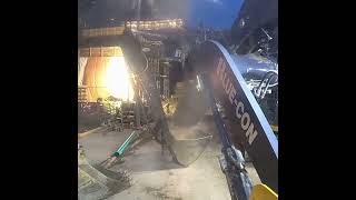 Night 2 on the downtown job site  Chilly weather throughout the night,let’s get this one done, guys.