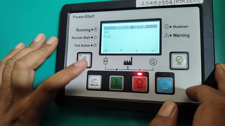Cummins DG-1010KVA set controller PS0600 settings with all parameters