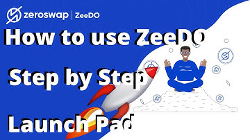 How to buy, stake zee token and get tickets for IDO on Zeroswap launchpad, ZeeDO