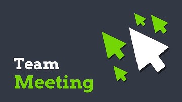 Team Meeting Video Template (Editable)