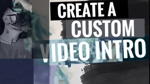 How To Make Professional Intro for your YouTube channel | in just 5 minutes