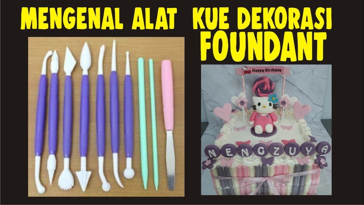 Mengenal Alat Untuk Menghias Kue Dengan Fondant yang di gunakan