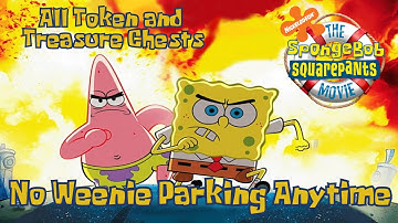 No Weenie Parking Anytime Guide l All Tokens and Treasure Chests l The Spongebob Squarepants Movie