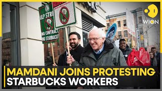 New-York City Mayor Elect Shows Solidarity with Starbucks Workers | WION | World News