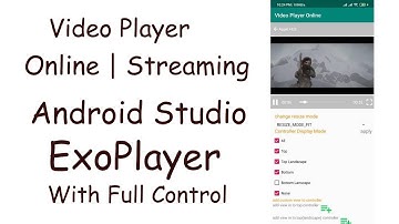 Play Video Online Android Studio || From URL || Souce Code Github