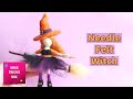 DIY: Needle Felting Witch Doll | Halloween Crafts | Felt Crafts.