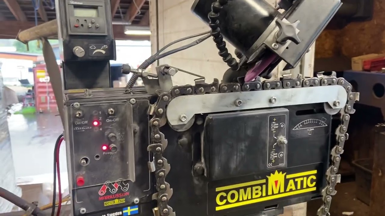 Donny walkers chainsaws grinding harvester chains