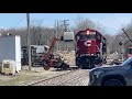 Engine Servicing At The Sardinia Wye &amp; Long Train On Cincinnati Eastern Railroad, 26 Cars &amp; 2 Locos!