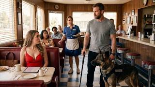 Disabled Single Dad Ex-Navy SEAL Asked a Billionaire “Can I Sit Here” — His K9 Revealed Her Secret