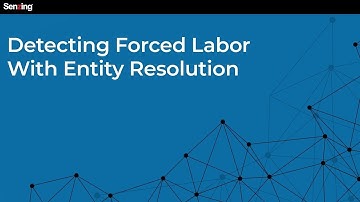 Detecting Forced Labor With Entity Resolution