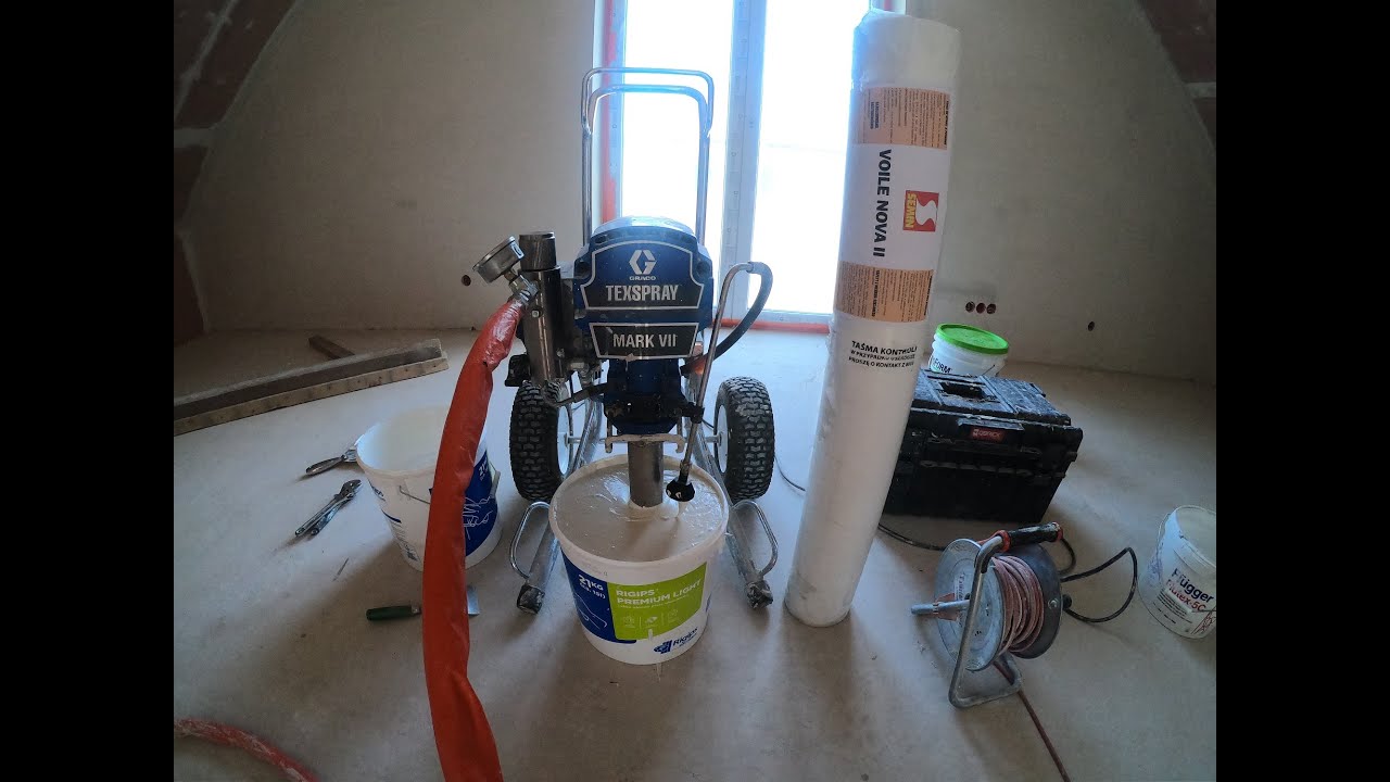 Zatapianie flizeliny w masę Rigips Premium Light. | Graco Semin