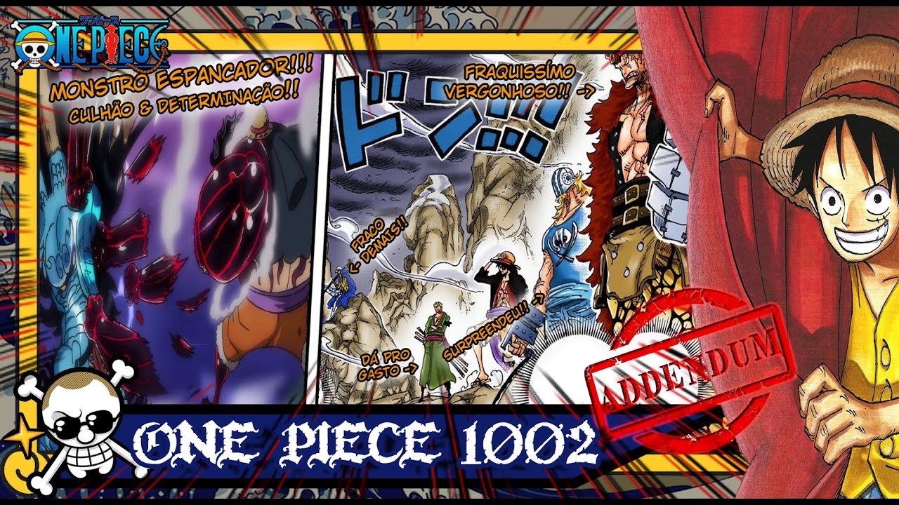 One Piece 1044 - A OUSADIA & ALEGRIA de Joyboy!!! 