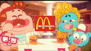 Gumball McDonald's Reklamı Resimi