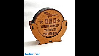 Labworx 96mm Coaster Holder Assembly