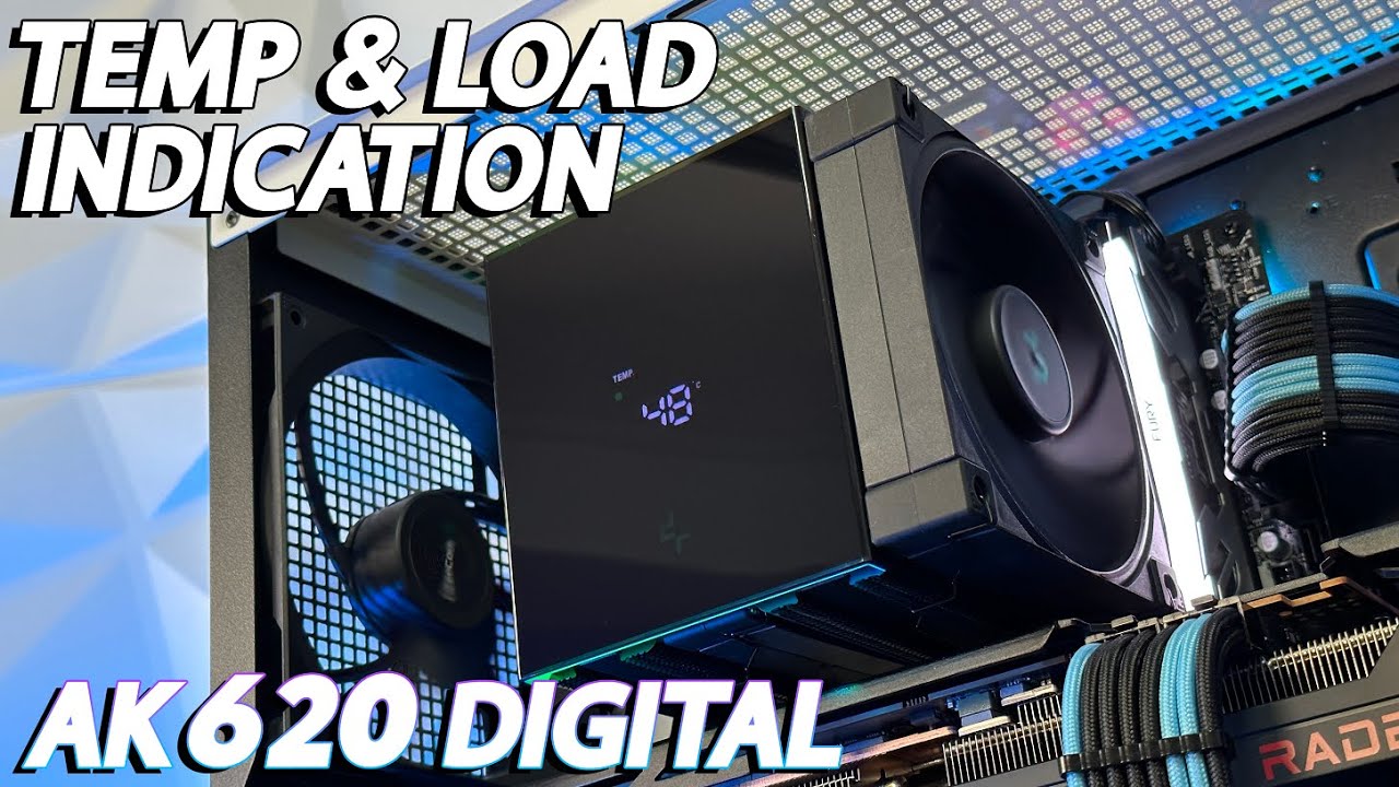 DEEPCOOL AK620 DIGITAL - Installation Tutorial & Benchmarks 