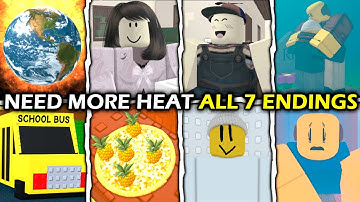 NEED MORE HEAT - (Full Walkthrough + All 7 Endings) | Roblox