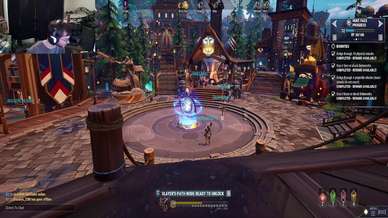 Dauntless: Weapon Level Griding And Part Gathering