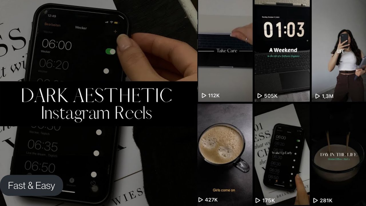 How To Create Dark & Moody Aesthetic Instagram Reels and Tiktoks ...