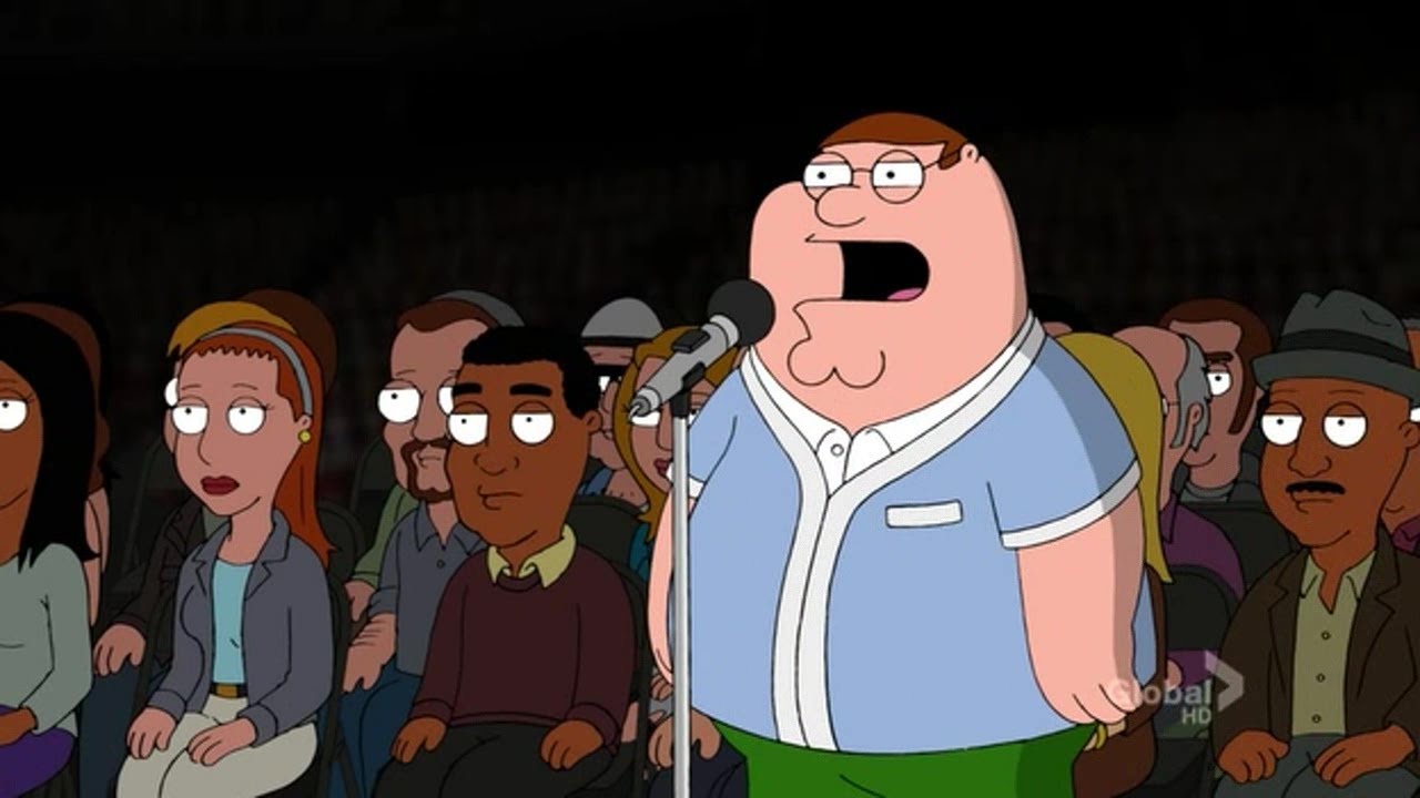 Family Guy - Peter sings a portion of
