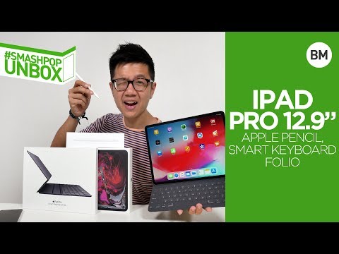 Buka kotak RM10 000  IPAD PRO 12 9   Apple Pencil   Smart Keyboard Folio  smashpopUNBOX   smashpop