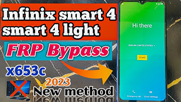 Infinix Smart 4 FRP Bypass 2023 Infinix X653C FRP Lock Remove Google Account Bypass Android 9