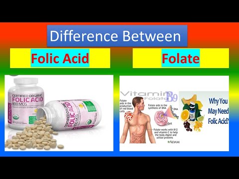 Video: Zijn foliumzuur en ijzer hetzelfde?