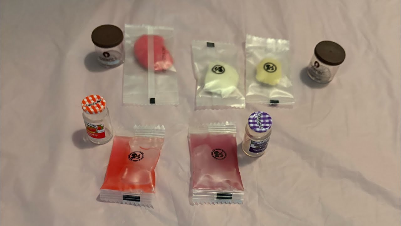 Putting the jelly & ice cream in the jars 