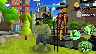 Hulk New Game Super City Hero || Crime City Battle Hulk Monster | Android Gameplay Simulator : #Hulk screenshot 4