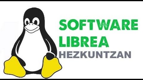 Software librea Hezkuntzan