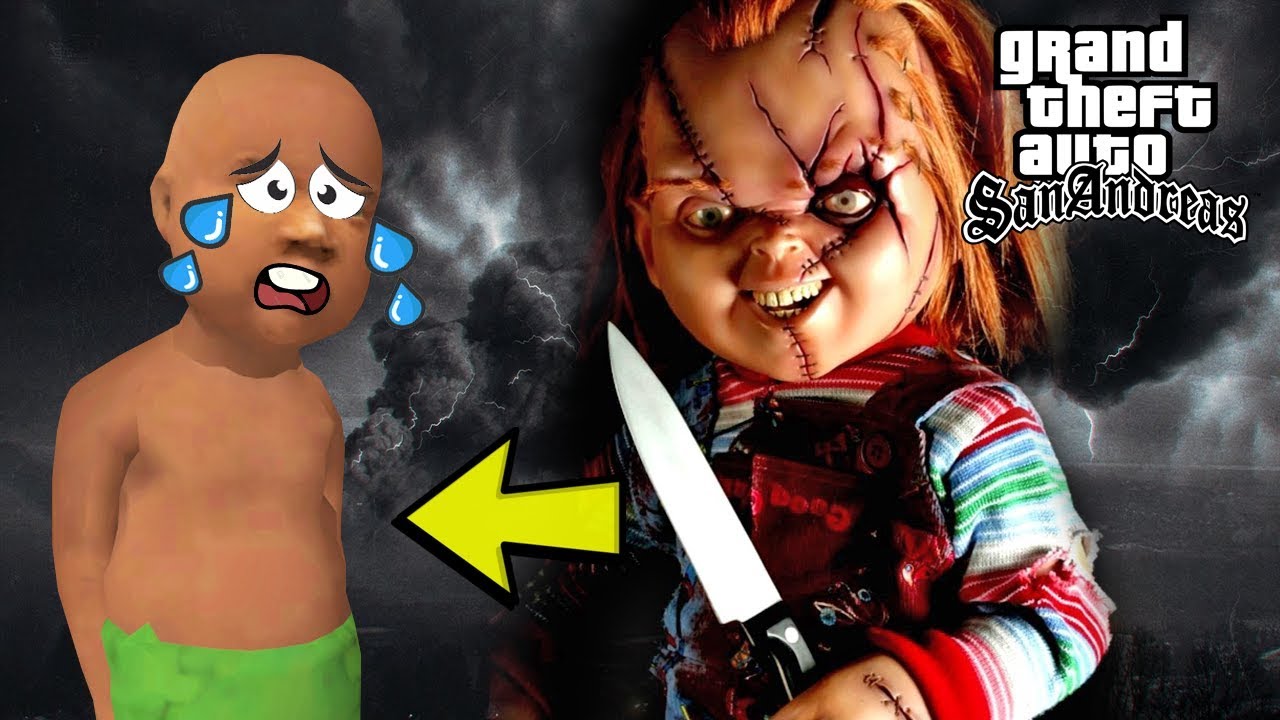 KATİL BEBEK CHUCKY BEBEK CJ �İ KAÇIRDI ! GTA SAN ANDREAS MOD YouTube