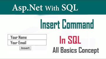 asp.net insert data into database