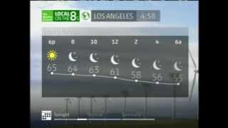TWC Local on the 8s (Green is Universal) IntelliStar Los Angeles, CA 4:58pm 4/22/14