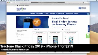 Tracfone Black Friday 2019 - iPhone 7 for $213