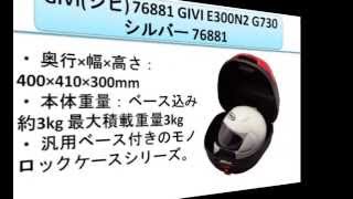 GIVI(ジビ) 76881 GIVI E300N2 G730 シルバー 76881