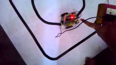 line follower using 5 sensor by P.Rajesh