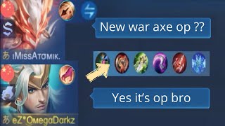 THANK YOU MOONTON FOR THIS NEW WAR AXE ON MY YI SUN-SHIN ! (0 death against meta heroes)