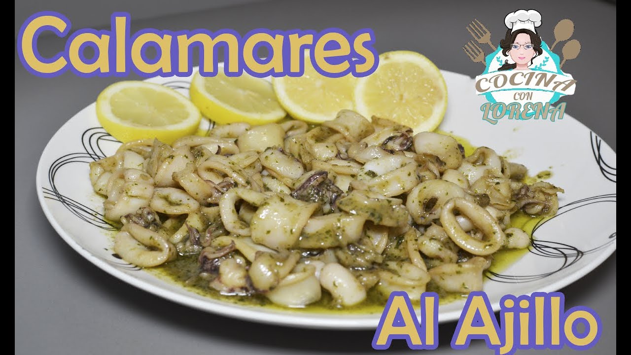 Calamares al ajillo monsieur cuisine.