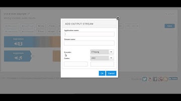 Put voice-over via audio mix filter: Nimble Streamer Transcoder UI preview