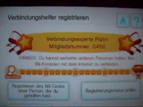 Nintendo Wii Verbindungshelfer/ connection ambassodar Platin Status 450
