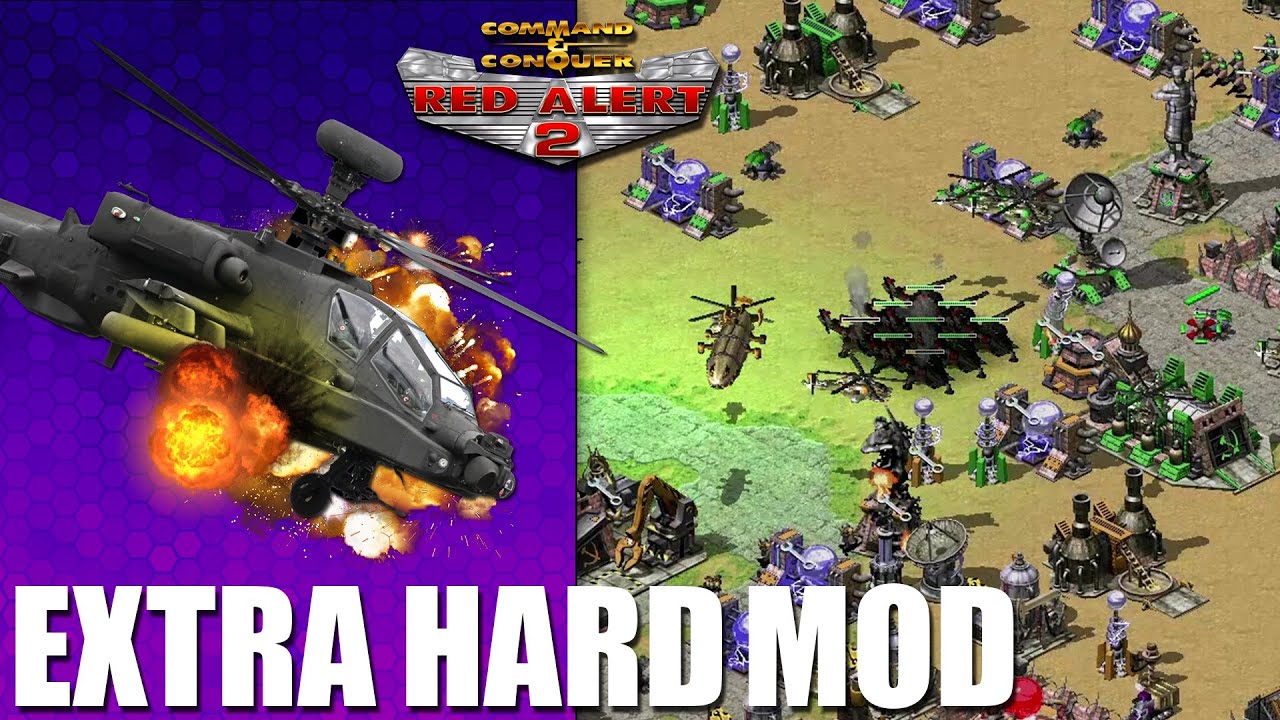 Red Alert 2 Extra Hard Mod Siege Chopper + Chrono + Iron Curtain