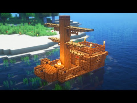 Video: Paano Gumawa Ng Isang Pier At Bangka Sa Minecraft