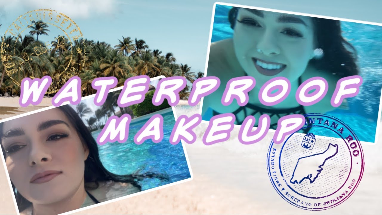WATERPROOF MAKEUP | Cancun Beach | Xcaret | Parasailing | Cave pool TESTED